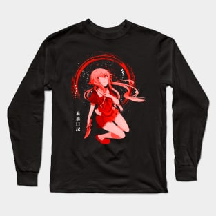 Yukiteru Amano Diary Of Survival Long Sleeve T-Shirt